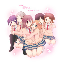 桜Trick！ By たらばがに [Pixiv] Via Illustail