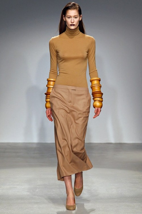 Inspiration For The DayStatement wooden bangles by Veronique Branquinho at PFW