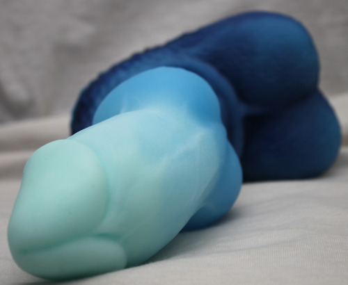 exotic-erotics:videodildonics:EE Werewolf - Large - Soft - Ocean Colored - White Backdrop Fixes Ever