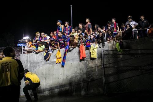 LA Barca fans. Summer is always a great soccer time in LA. #rosebowl #fcb #fcbarcelona #losangeles #