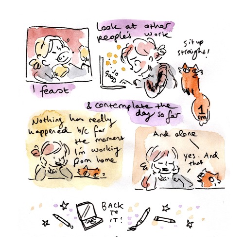 beastlyworlds:My hourly comics from yesterday! Part 1 (part 2 here) I decided to do these straight t