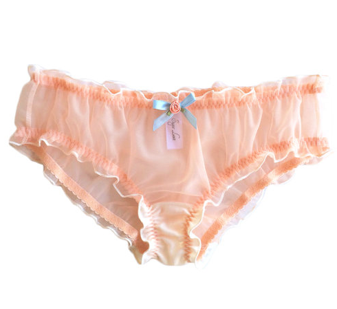 placedeladentelle:Peach Dream Bralette + Peachy Keen Garter Belt + Pretty Peach