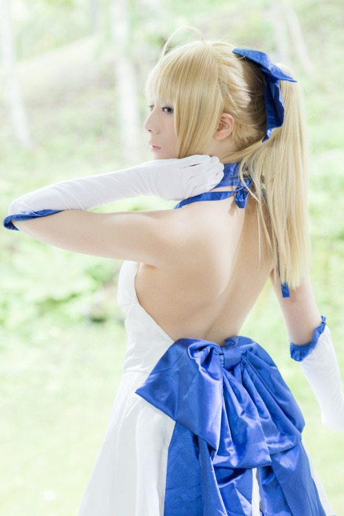 Saber -  うさ吉Photo by Flameworks7