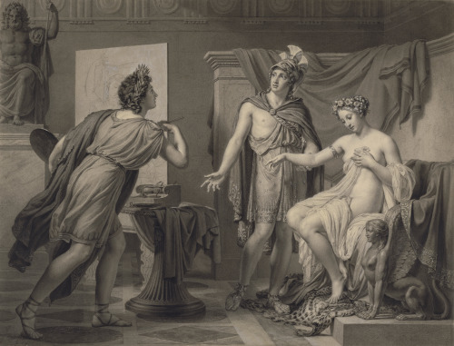 Alexander Ceding Campaspe to ApellesJérôme-Martin Langlois (French; 1779–1838)1819Black and white ch