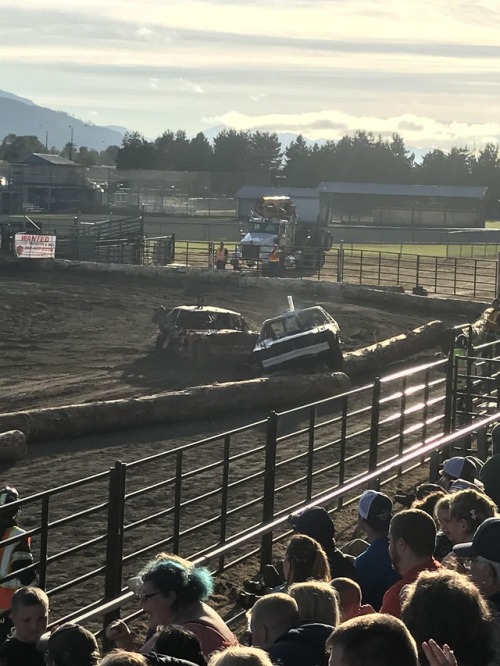 Little bit from the demo derby tonight, didn’t take many pictures or video because I was working security