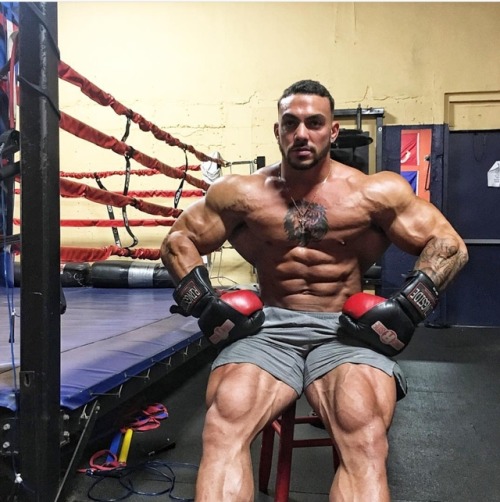 bodybuilers4worship:  dafyddbach:  The inimitable Tristen Escolastico.  For more muscle hunkery follow @dafyddbach  Cash funded alpha totally by fags