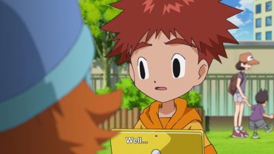 Izzy, o nerdzinho, deve estar muito mais inteligente em Digimon Adventures  Tri - Purebreak