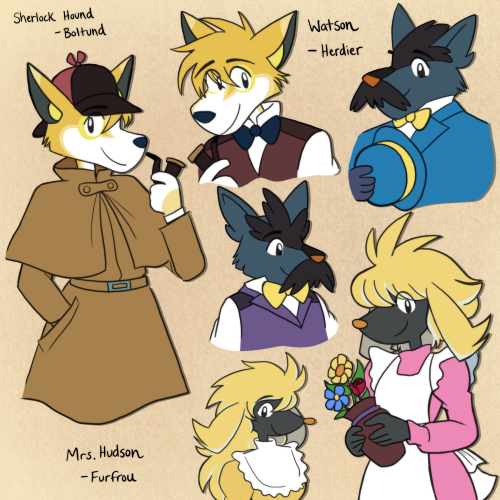 Heres some Sherlock Hound Pokemon drawings I did for fun a couple months ago!Hope you enjoy this sil