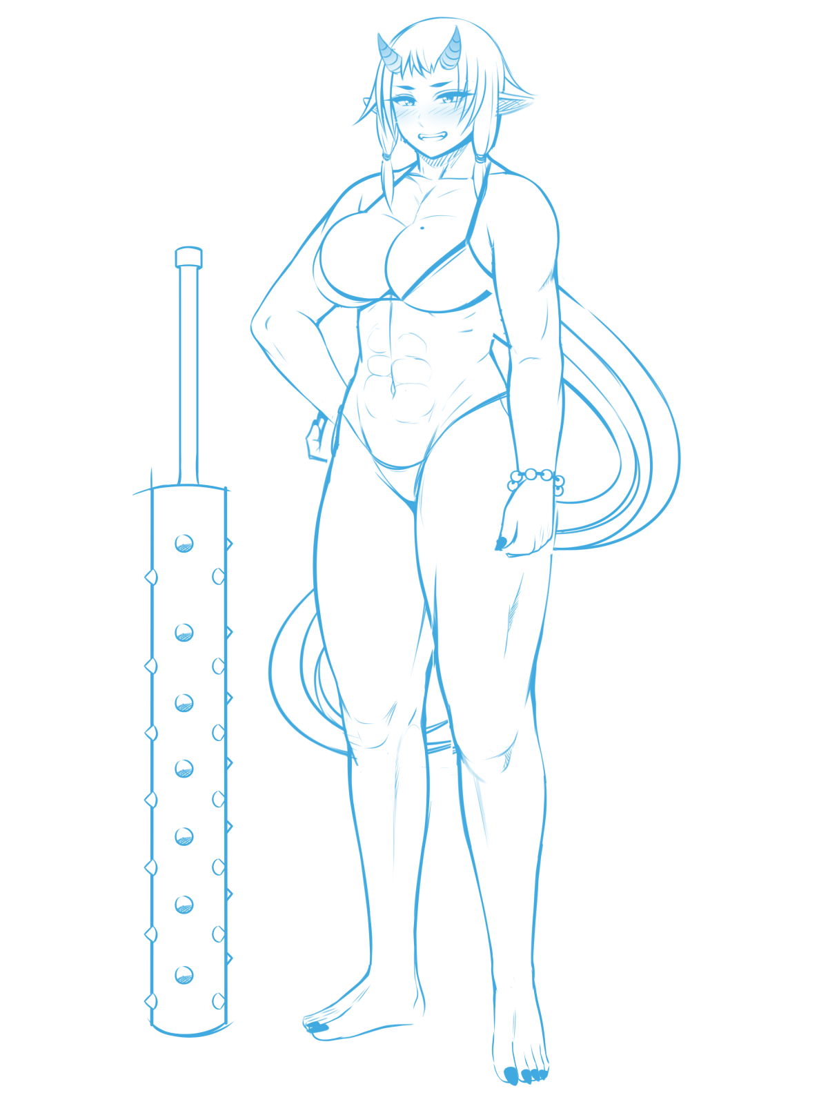 aki-san94:  Have more oni sketches 