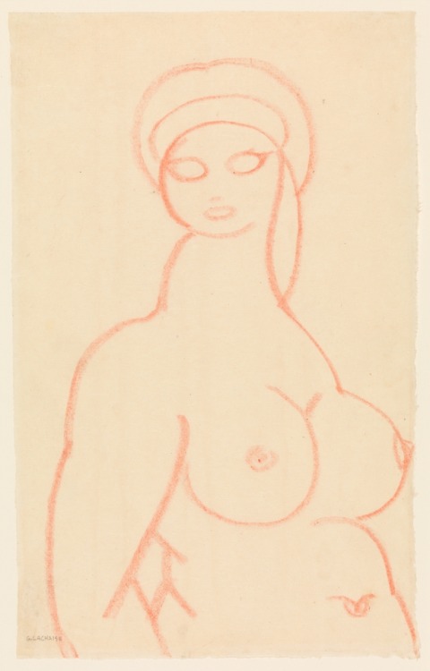 met-modern-art: Bust of a Woman by Gaston Lachaise, Modern and Contemporary Art Bequest of Scofield 