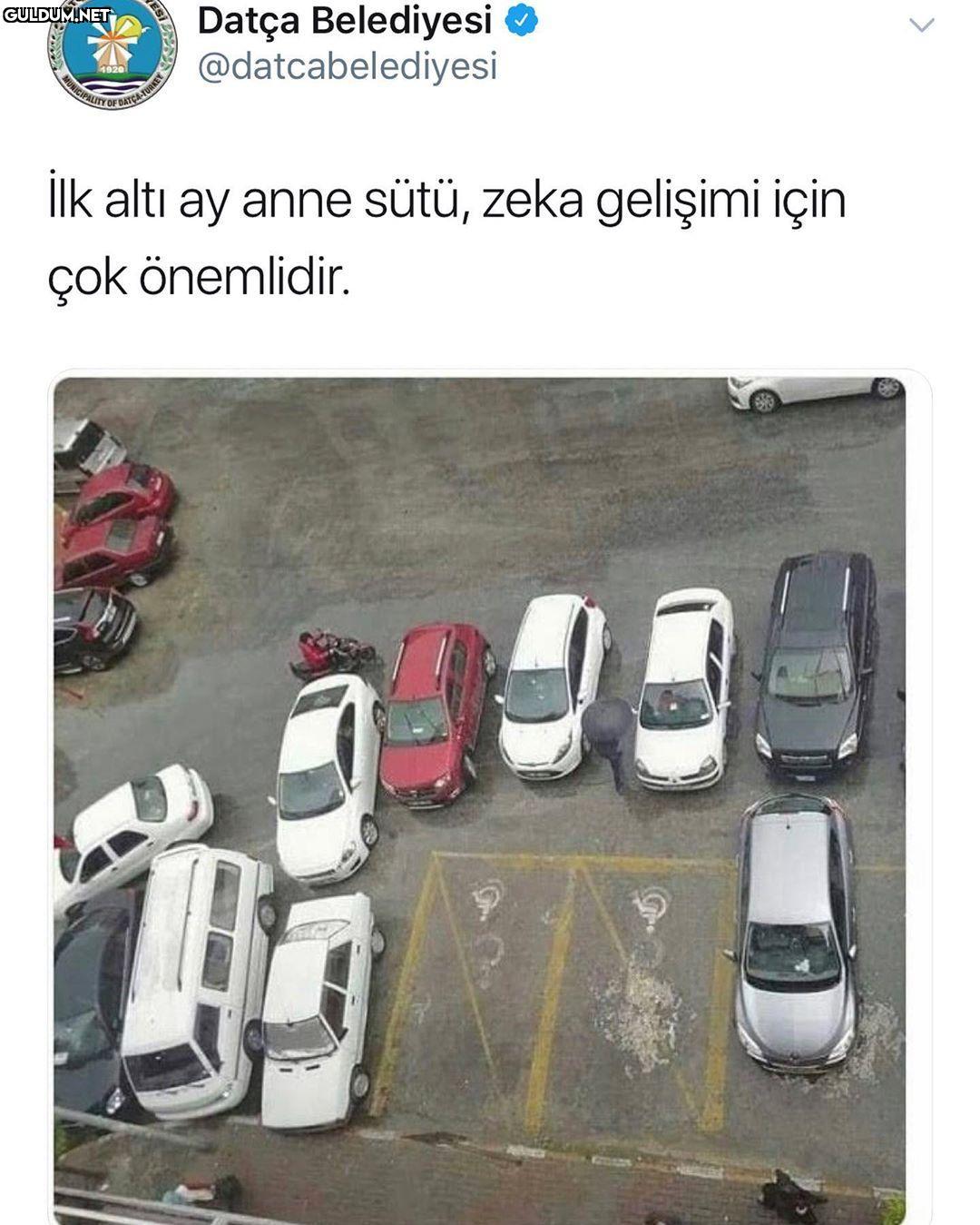 Özürlü park yerlerini...