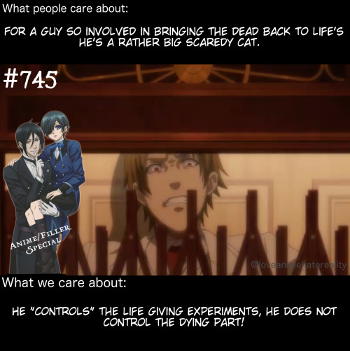 Black Butler #745 - Didn’t really control much of anything actually. XD ~ LoveAnimeHateReality