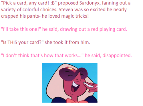 Porn Pics badficniverse:  From the fanfic “Sardonyx