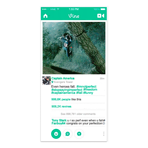 fromthemiddleoftheocean:  The Avengers + Vine  Inspired by this post  