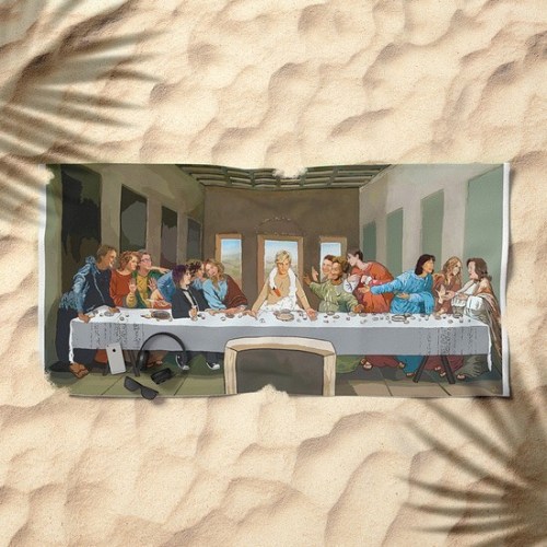 yomeryl:20% off + free shipping on Lesbian Last Supper beach towels and more, sale ends tonight! ⛱ h