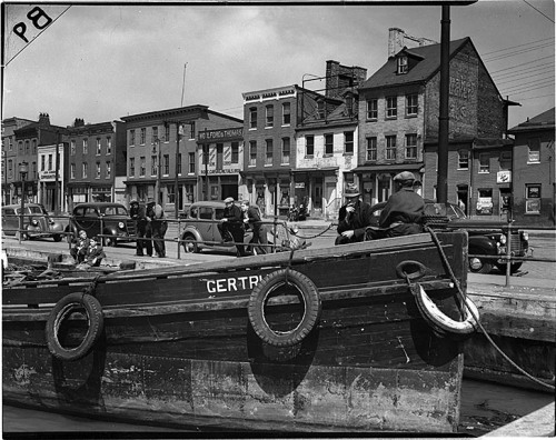 [View of dock and street]Thames Street near Ann Street, Baltimore, MarylandUndatedRobert F. Kniesche