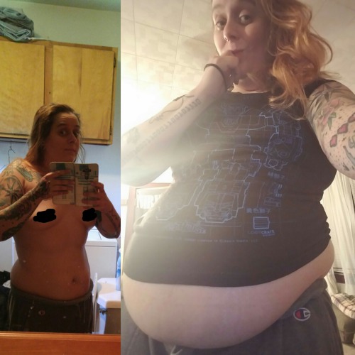 youdontunderstand-mom:Same pants. May 2016 - Nov 2016 I will be fat someday. Oh yes. I will be fat.
