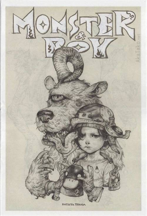 Katsuya Terada “Monster & Boy” folio just added. Oversized newspaper style folio is 