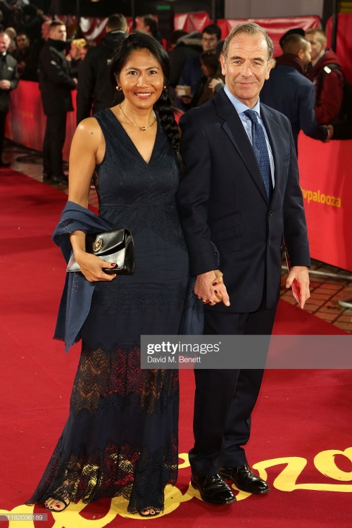 Robson Green and girlfriend Zoila Shord ITV Palooza 2019 at The Royal Festival Hall in London