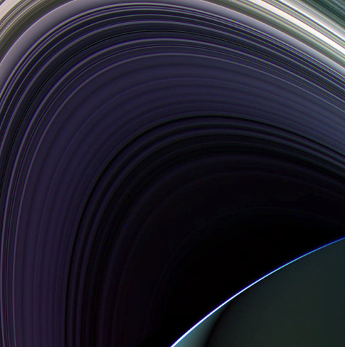 The Rings Of Saturn, Observed By The Cassini Space Probe On May 3, 2017.