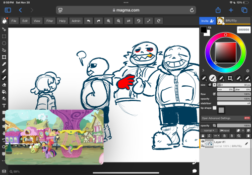 Too Lazy To Crop It. Sanses Plus Mlp Jumpscare.
