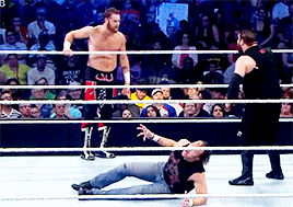 mithen-gifs-wrestling: Kevin Owens:  [SKANKS SARCASTICALLY] Me: What a world we