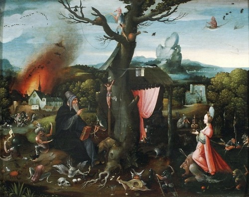 Temptation of St. Anthony by Wellens de Cock,1524