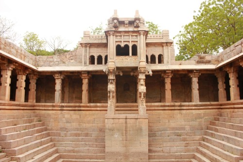 Venkatapati Baavi Kanakagiri, a ancient stepwell, Karnataka