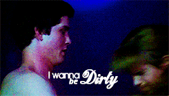 lordharrypotter:  Touch-a toucha touch-a touch me, I wanna be dirty. Thrill me chill me fulfil me. Creature of the night. ♪ 