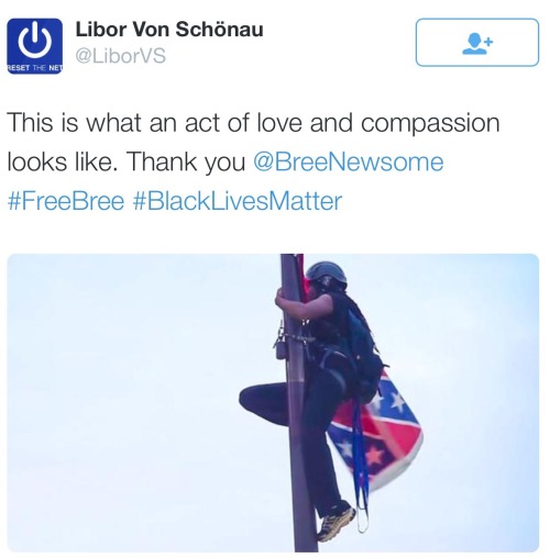 wocinsolidarity:odinsblog:Good news: Roger Michael Moore has volunteered to pay Bree Newsome’s bail.