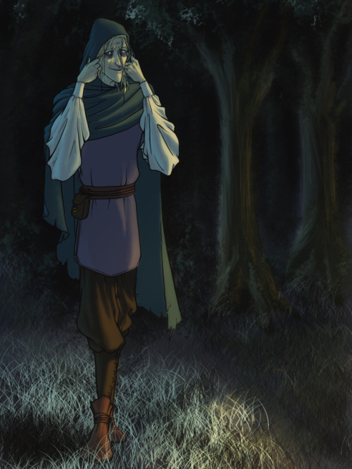 Painting of Hemlock for a roleplay group called Riverfall. Would you befriend him? Don’t. It&r