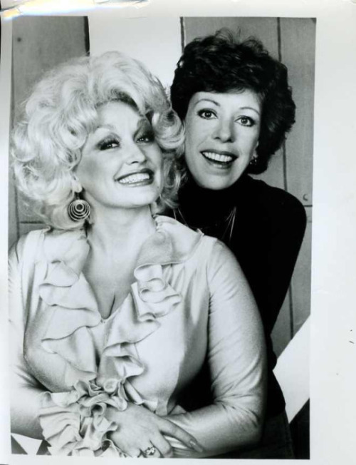 Dolly Parton and Carol Burnett