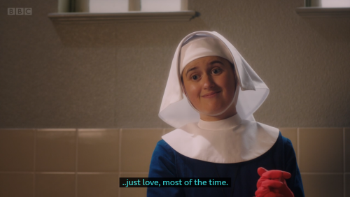 ctmwidower: Sister Frances reminds Nurse Corrigan that everyone needs to be loved.CtM S11E03