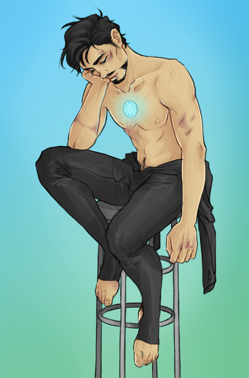 hello-shellhead:after a fight when he only got halfway out of the undersuit before exhaustion took o