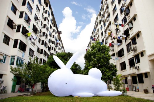 The adventures of Walter The Rabbit from 2010. Character was designed by Singapore based artist Dawn