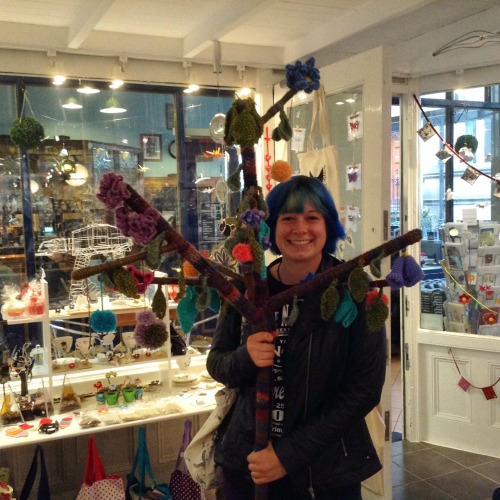 Eleanor has done some amazing yarn bombing for #byramyarnbomb in Huddersfield!