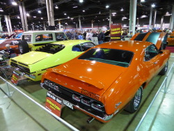 fromcruise-instoconcours:  A couple of FoMoCo aero cars that never made it to production: the 1970 Mercury Cyclone Spoiler II, and the 1970 Ford Torino King Cobra. 