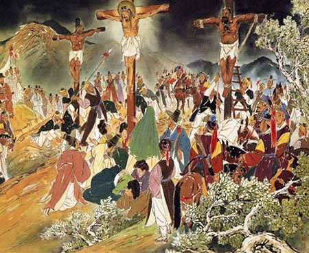 beatae-memoriae:jamesmdavisson:If Jesus Had Been Korean: 20 Rare Paintings of the Life of ChristJesu