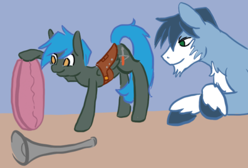 charliebadtouch:  That table didn’t last long. You really should have seen this coming, Honeypot, leaving Bluebelle in charge of the shop while a cute mare was around. Jade Shine is a particularly cute repair pony who lives down the way http://ask-jade-sh