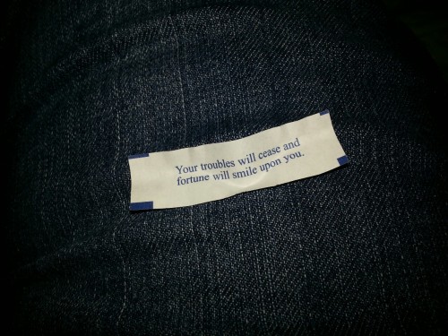 shinydemon:  So I just ate Chinese food and this was my fortune and now not only am I having Stay feels, I’m also seriously questioning my reality.   Whenever I get a fortune cookie I always really hope I would get this fortune