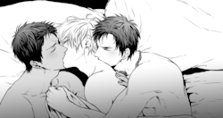 fckyeahfangirl:  X / sad to say, I am not a fan of Kagami but I am a fan of threesome       