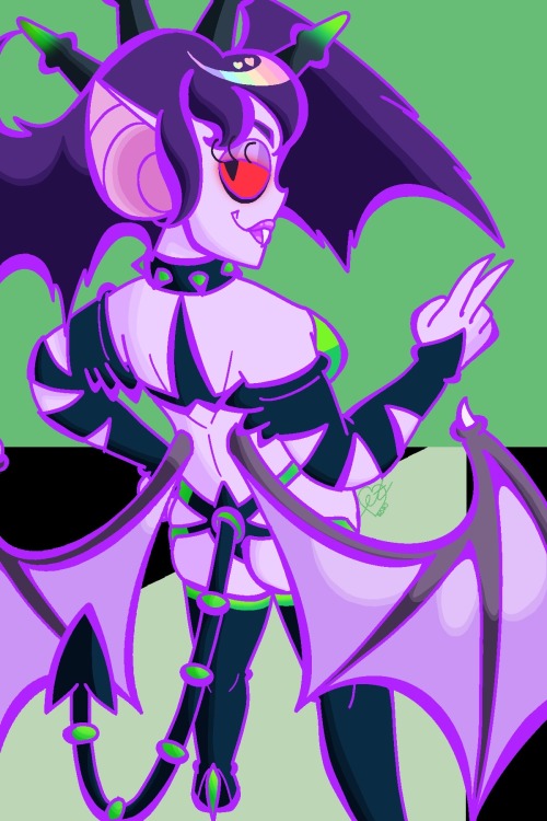 Decided To Go Absolutely Wild With This One! This Is My Vampire Gal Margaret, And I Decided Id Mess Around
