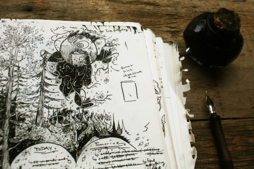drawinwolf:  May/June Sketchbook Izzy Burgwin