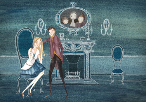 Here’s a snippet of a recent illustration project I did for Scottish Opera, to produce a whole serie