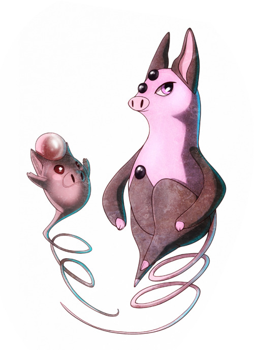 fluma:Spoink Grumpig and Spinda