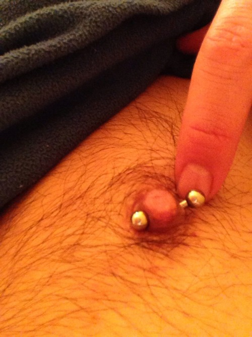 pierced nipple