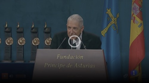 Leonard CohenDiscurso pronunciado en el Premio Príncipe de Asturias de las Letras 2011Es un h