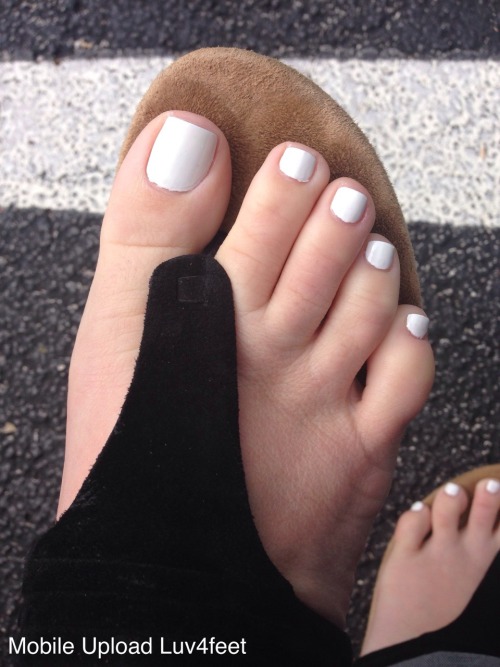 luv4feet - I have been begging her to do white nails!! There...