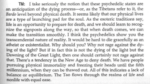 terencekempmckenna:Death and Reality