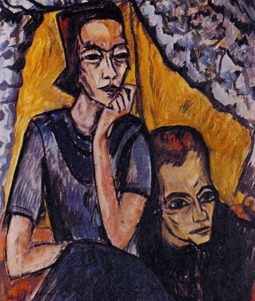 Erich Heckel  Geschwister, 1911  Oil on canvas